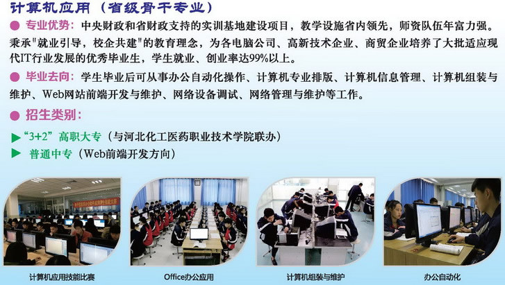计算机应用专业中专班 专业设置 第2张