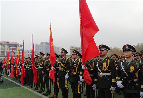 石家庄市第八届高校国旗护卫队联谊活动在石举行 新闻资讯 第1张