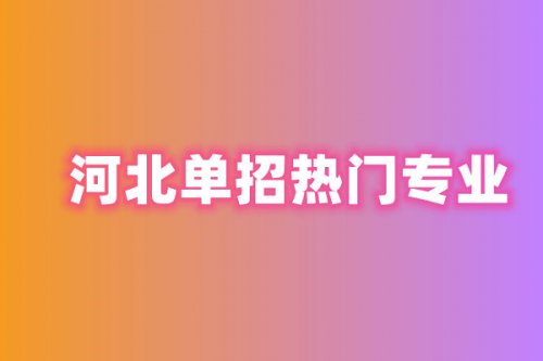 2022年河北省高职单招考试四类专业