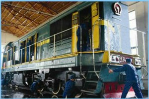 内燃机车运用于检修