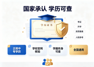 电大中专学历国家正规认可吗？含金量和用途全面解析